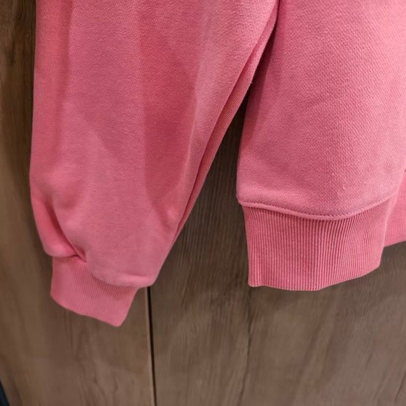 Parke Women's Pink Sweatshirt with White Lettering - Picture 4 of 9